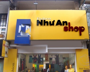 Thi công biển hiệu cho các shop